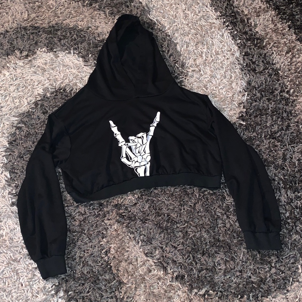 Shein Curve Cropped Hoodie Size 4XL good cond